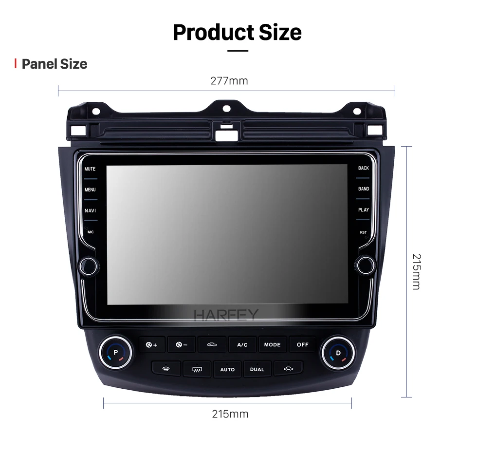 Top Harfey Android 8.1 10.1 inch HD Touchscreen Car Radio For Honda Accord 7 2003-2007 GPS Bluetooth Head unit car multimedia player 14