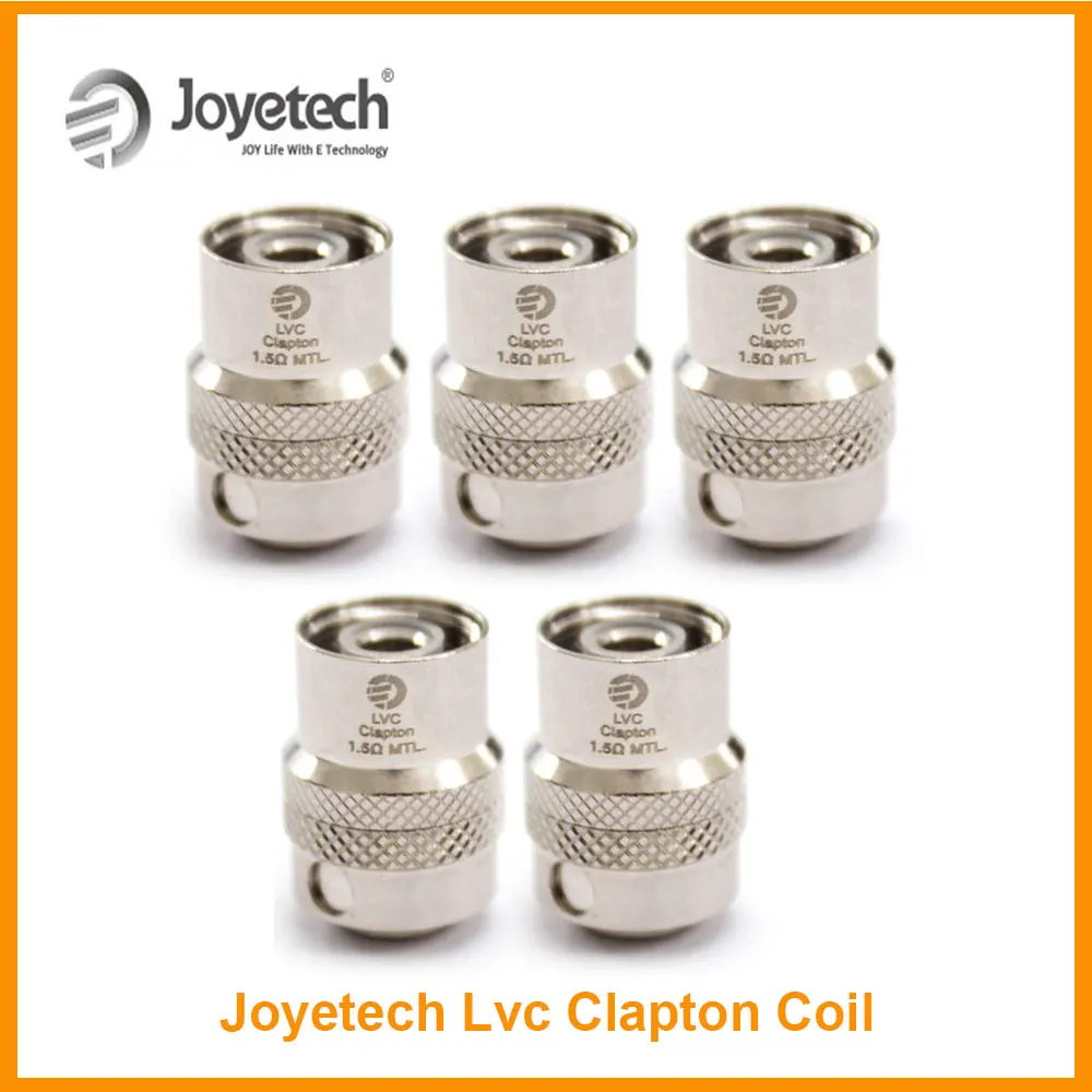 

5pcs/10pcs/lot Original Joyetech LVC Clapton 1.5ohm MTL Coil Head for Cubis Pro Atomizer eGo Aio Tank Vape Electronic Cigarette