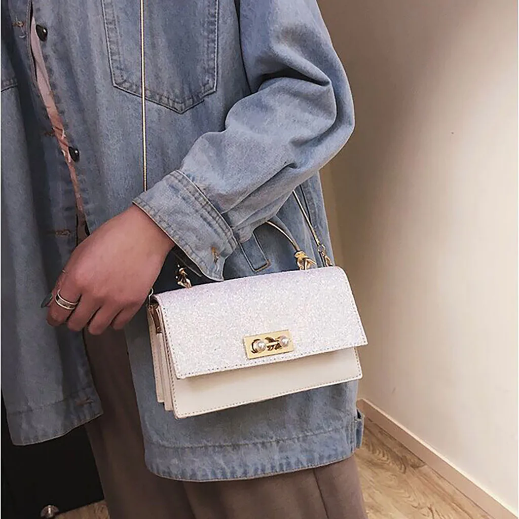 

Fashion Ladies Flap Bag Designer Handbags Women Bags 2019 Black White Small Day Clutch Gold Chain Girls Crossbody Bags May14