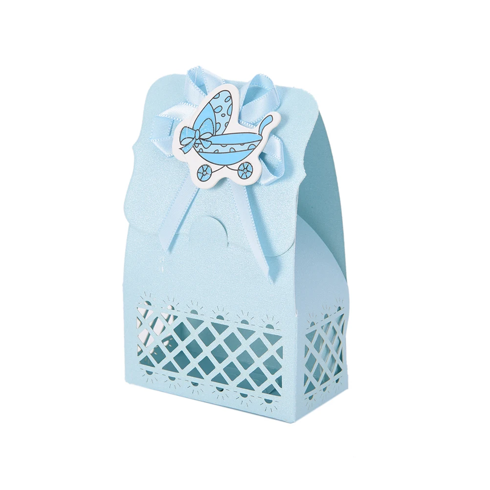 12 шт./лот Baby Shower коробка для конфет милый мальчик и девочка бумага крещение малыша подарки на день рождения сладкий мешок события вечерние Принадлежности Декор - Цвет: 9