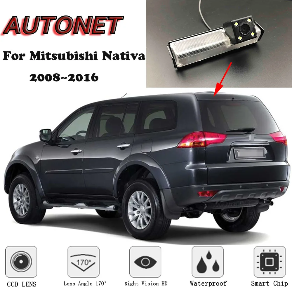 Запасная камера заднего вида для Mitsubishi Nativa 2008 ~ 2016 CCD/ночное видение/парковочная |