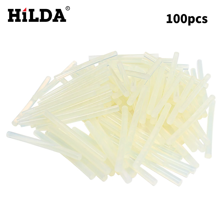 HILDA 100 шт./лот 7 мм x термоплавкие клеевые палочки для электрического клеевого