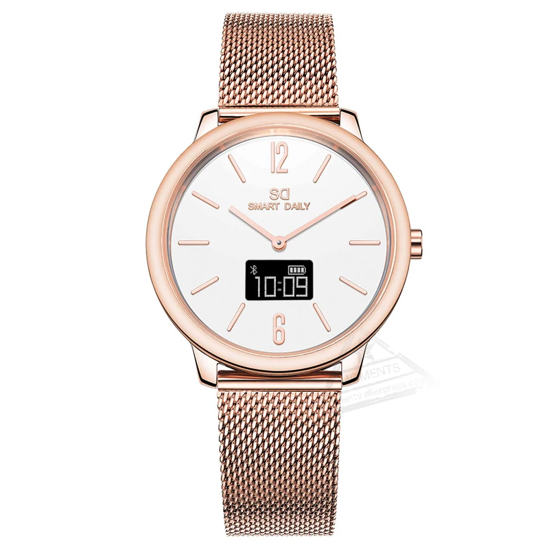 

SmartWatch with Heart Rate Smart Wristwatch for Lady Long Time Standby Rose Gold