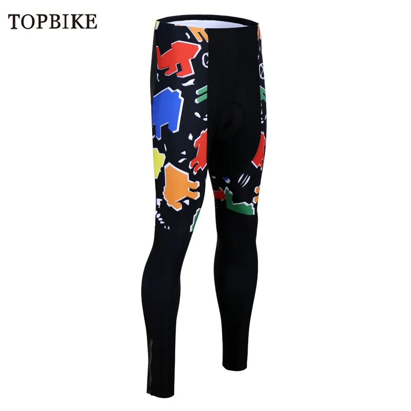 

TOPBIKE Men Cycling Pants Long Bike Pants bike tight Quick Dry Anti-sweat Breathable Pockets Bicycle Trousers pantalones hombre