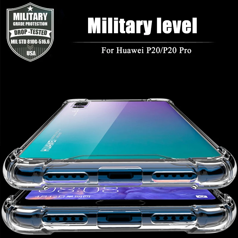 Защитный Мягкий чехол с подушкой безопасности для Huawei Mate 10 20 Lite Nova 3i 3 P20 Pro