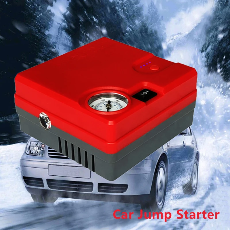 

Starting device 12V Car Battery Jump Starter power Booster Power Bank 400A Peak Current Multi-function Car Jump Starter Air Pump