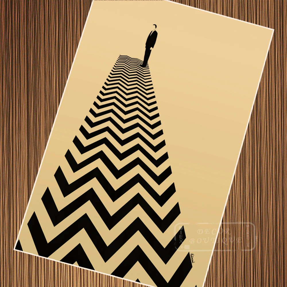 

Minimalism Twin Peaks TV Series Classic Retro Vintage Poster Canvas Painting DIY Wall Paper Home Decor Gift