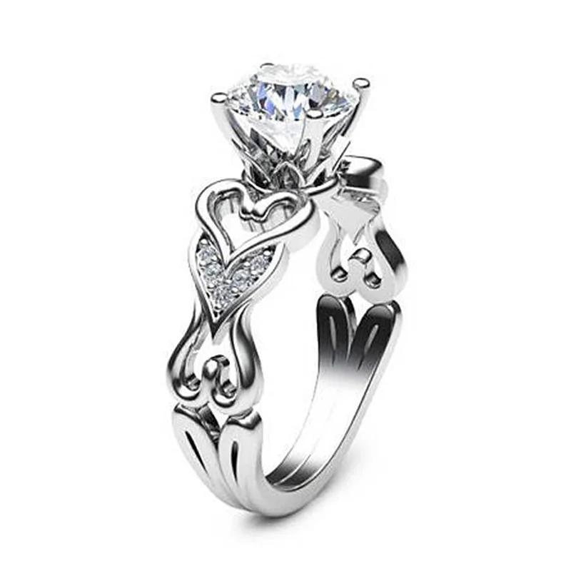 Роскошные вечерние кольца в стиле ретро с сапфировыми вставками, стразы, темно-синий драгоценный камень, женские/мужские обручальные кольца на день рождения/подарок 6-10