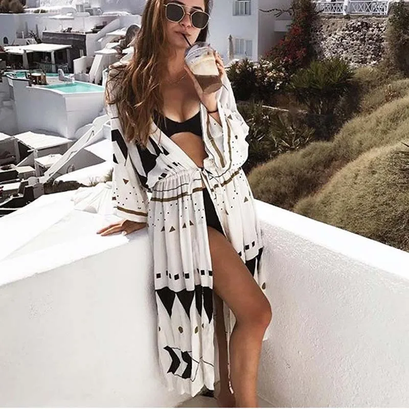 

Beach Tunics Bathing suit cover ups Beach dress Sarongs Cover-up Swimwear Bobe de Plage Pareo Saida de Praia Bikini cover up