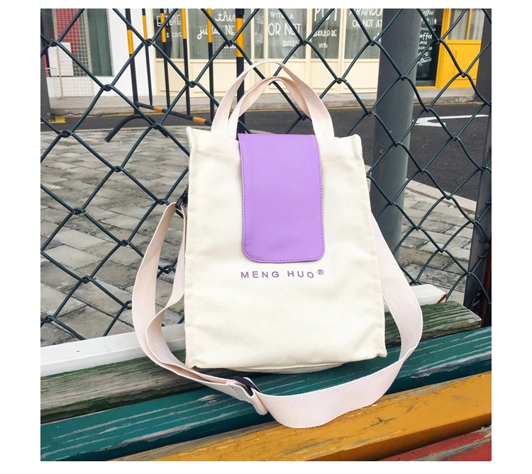 Menghuo Canvas Bag for Women 2018 Tote Ladies Casual Shoulder Bag Reusable Shopping Bags Beach Bag Female Cotton Cloth Handbag_39-1_35