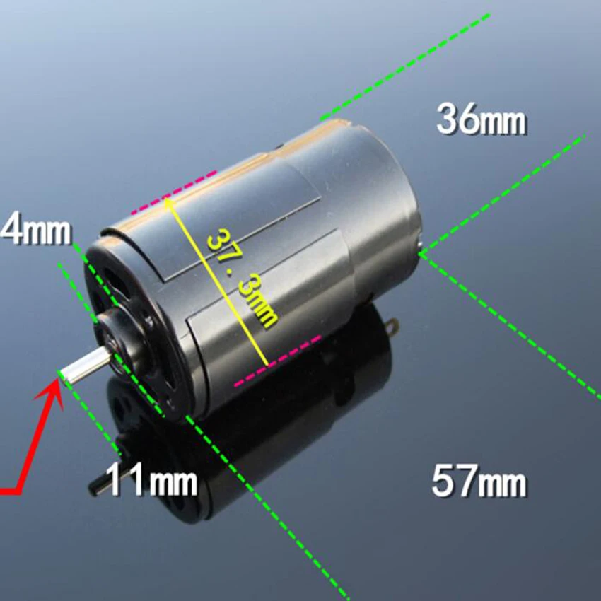 

Germany Import Round shaft ball 550 Micro DC motor Oiliness Shaft Sleeve DC 6-18V Low Noise DIY Parts Sell