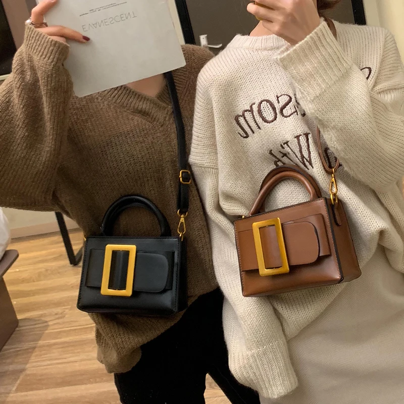  European Vintage Fashion Small Tote bag 2019 New Quality PU Leather Women's Designer Handbag Portab - 32968502598
