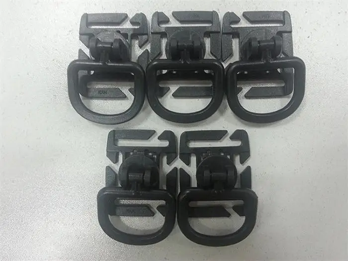 1PC Swivel D Ring Rotation Refined Plastic Backpack Canvas Bag Buckle