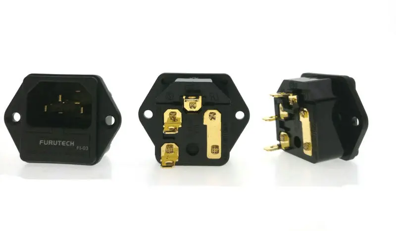 DIY HIFI FURUTECH FI-03 плавленый IEC разъем/разъем золото (G) покрытием (R) родиевое покрытие |