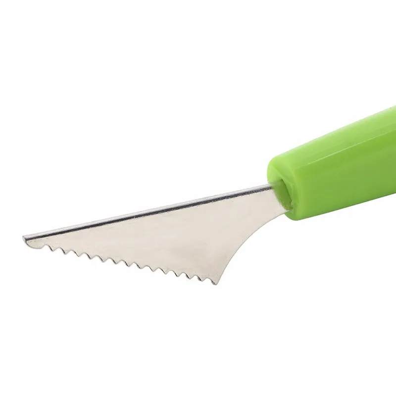 Нержавеющая сталь двухсторонняя круглая лопатка для дыни маленький нож для фруктов вырезание ложкой инструмент