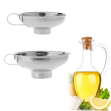 Широкий, из нержавеющей стали рот консервирования кухня инструменты Воронка чашки фильтр от насекомых