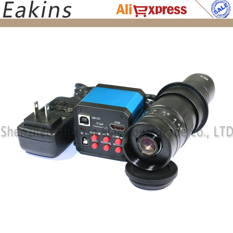 HD 14MP HDMI USB Цифровой Индустрии Видео Инспекции Микроскоп Камеры TF Карта
