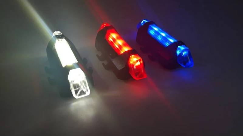 Perfect Dropshipping 5 LED Night Mountain Bicycle Cycling Tail Light USB Rechargeable Warning Light Bike Rear Safety Bike Accessories 11