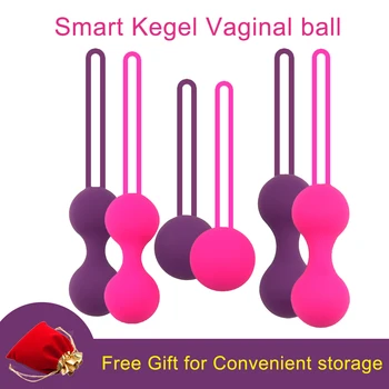 Bola de Kegel inteligente para mujer, juguete sexual seguro de silicona, Vaginal, chino, máquina de ejercicio, Ben Wa, Geisha 1