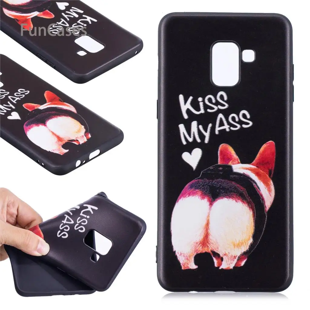 3D панда чехол для Coque samsung Galaxy A8 плюс 2018 S8 S9 S7 край Капа Capinhas Note 8 A3 2016 A5 J3 J5 J7