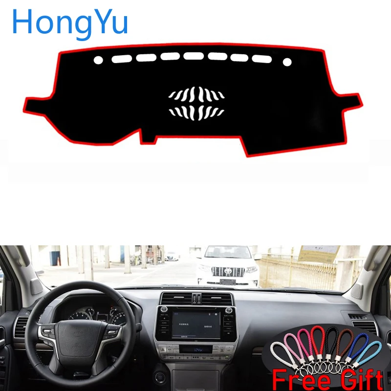 

For Toyota prado 2010 - 2019 Interior Accessories Auto Car Dashboard Cover Dash Mat Board Pad Carpet Dashmat Anti-UV Mats