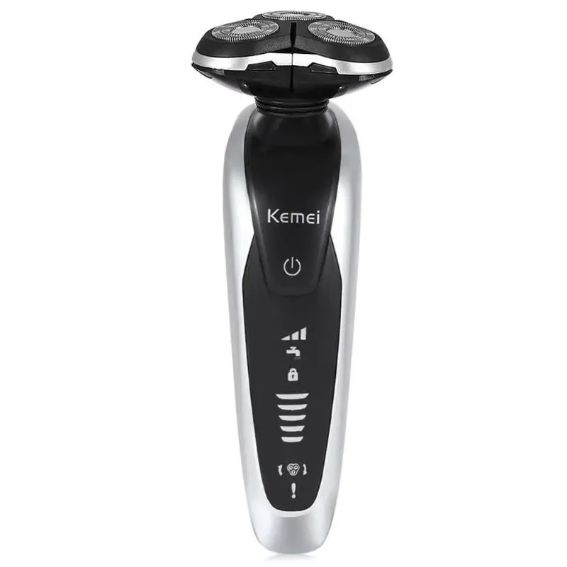 Kemei KM-8867 7 в 1 3D электробритва для мужчин беспроводной триммер для бороды перезаряжаемый станок для бритья Barbeador бритва