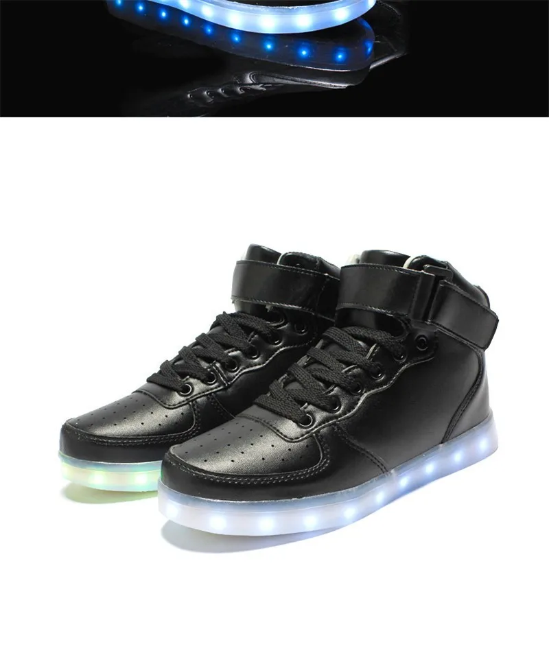 Похожие продукты Для женщин Для мужчин светодиодный свет; кеды на шнуровке; обувь; Chaussures luminous zapatoas пар удобные светящиеся хип-хоп Скейтбординг обувь