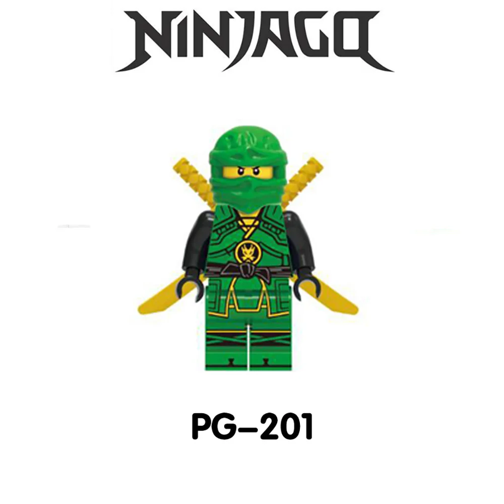 NINJA Movie Action Figures Set Lloyd Dragons Building Blocks Compatible Free LegoINGly Ninjagoes Toys For Children Nexus Gift 