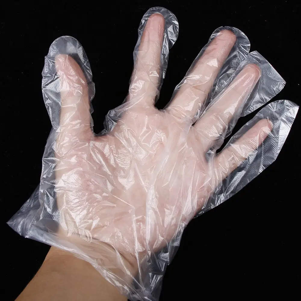 Eco friendly Disposable Gloves One off Plastic Gloves For Cake Food