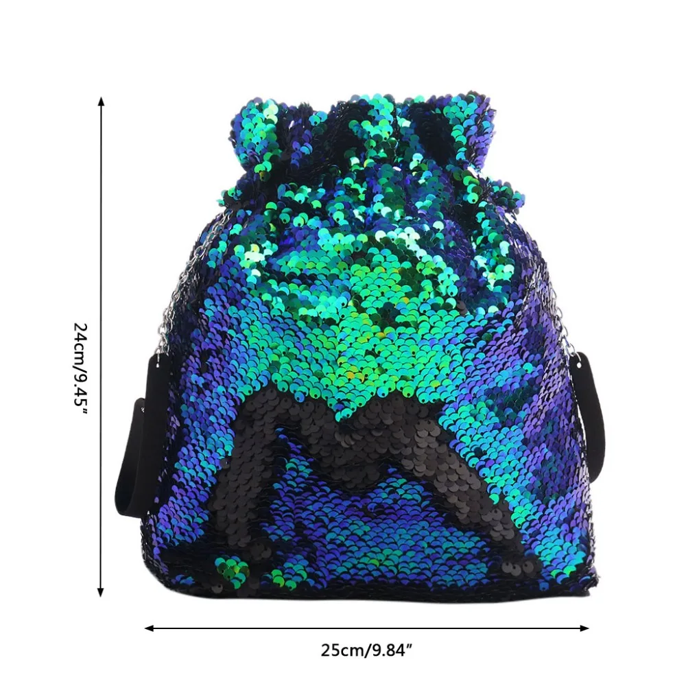 2019 новые блестки пайетки модная сумка на шнурке сумка для дискотеки для женщин девочек подростков