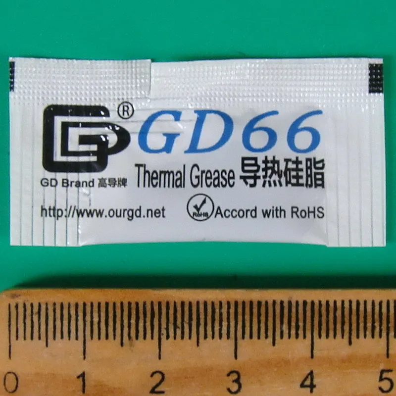 20 шт мини-сумки портативная охлаждающая термосмазка gd66 термическая силиконовая смесь 0,5 г/пакет высокопроводящая пастообразная смазка