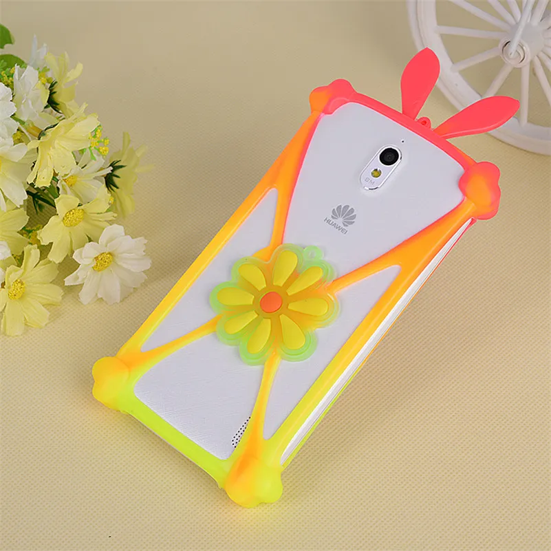Universal Silicon Cartoon Case Cover For Prestigio Grace Q5 R7 Z5 S5Lte X3 X5 X7 Case Silicon Coque Cover Anti-knock