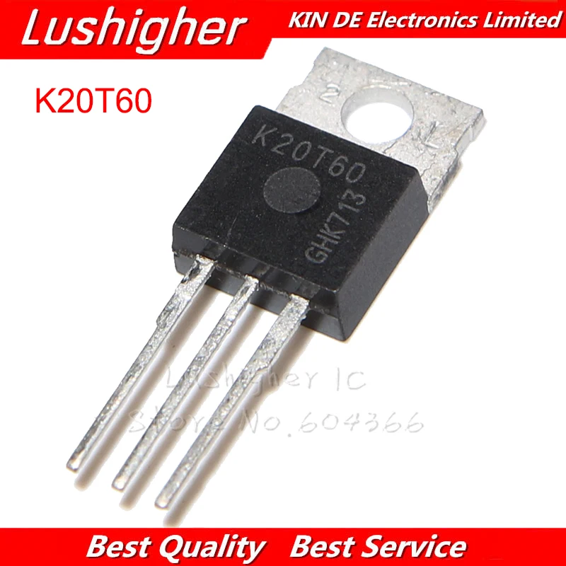 

10pcs IKP20N60T TO220 K20T60 TO-220 IKP20N60 IGBT 600V 20A