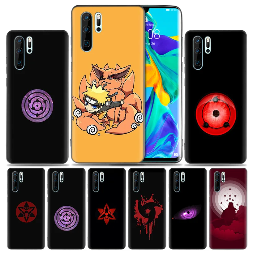 

Fashion Soft Fitted Case For Huawei P30 P20 P10 lite Pro P Smart 2019 + Plus View 20 Nova 4 4E Cover Naruto Kakashi Sasuke