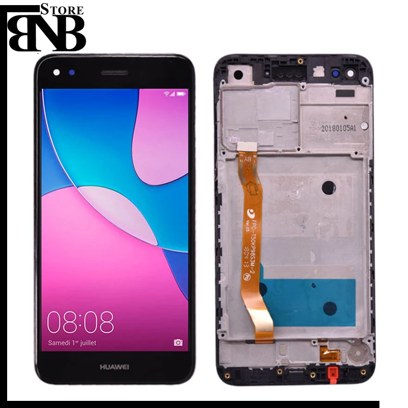 

5.0'' lcd display For Huawei Y6 pro 2017 P9 lite mini LCD Display Touch Screen Digitizer Assembly with frame parts ejoy 7 lcd