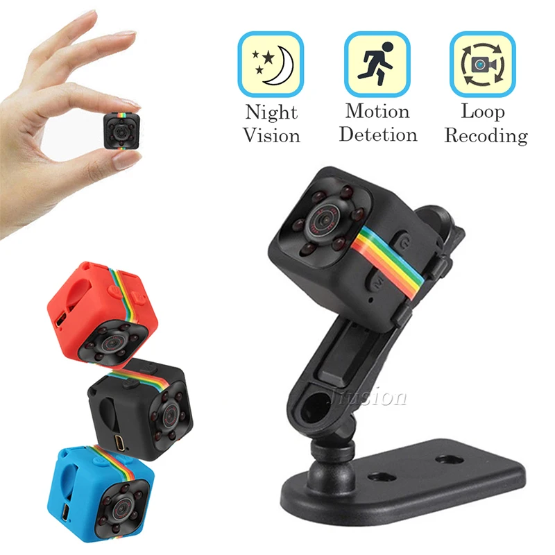 

Mini Camera SQ11 1080P 480P Night Vision Motion Detection Small Secret Cam Espia Oculta Gizli Kamera Micro Escondidas Body
