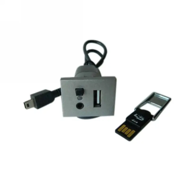 JXLCLYL USB Dash Connection Module Point Custom MP3+3.5mm Jack For Ford Focus