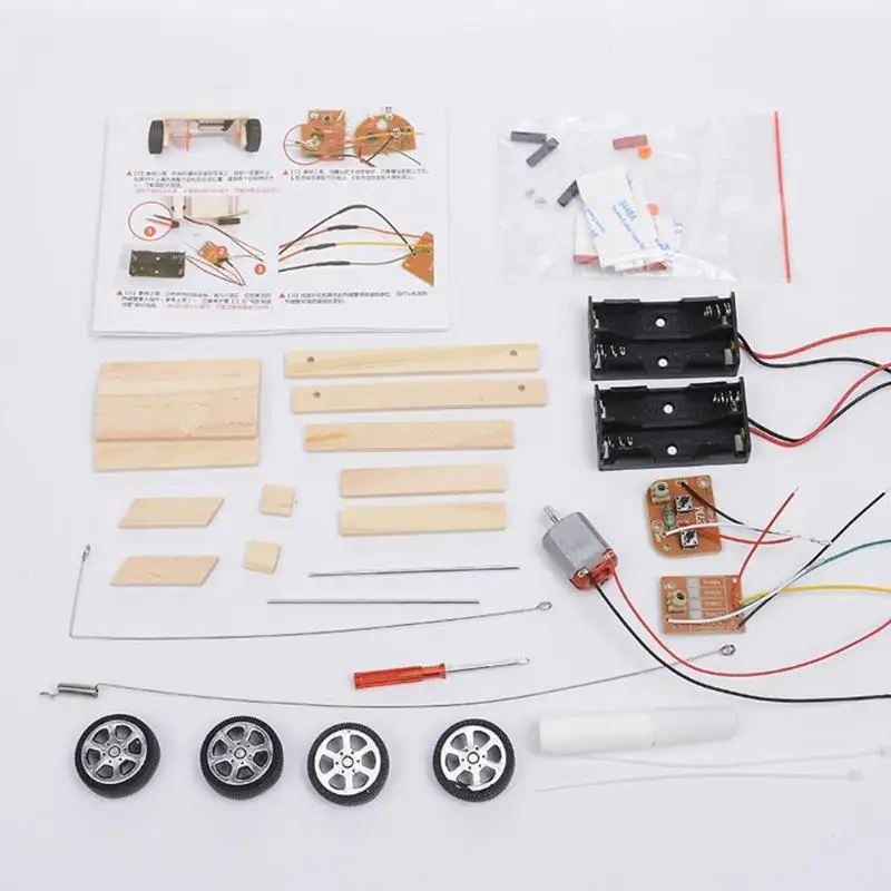 Креативный DIY пульт дистанционного управления, Детская модель автомобиля, игрушки для научного эксперимента, эксперимент для начальной школы, научная модель, обучающая игрушка