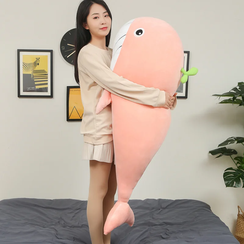 

1pc 65cm New Style toy Very Soft Whale Plush Toys High-quality fish pillow Cushion Kids Toys for Children Birthday Gifts