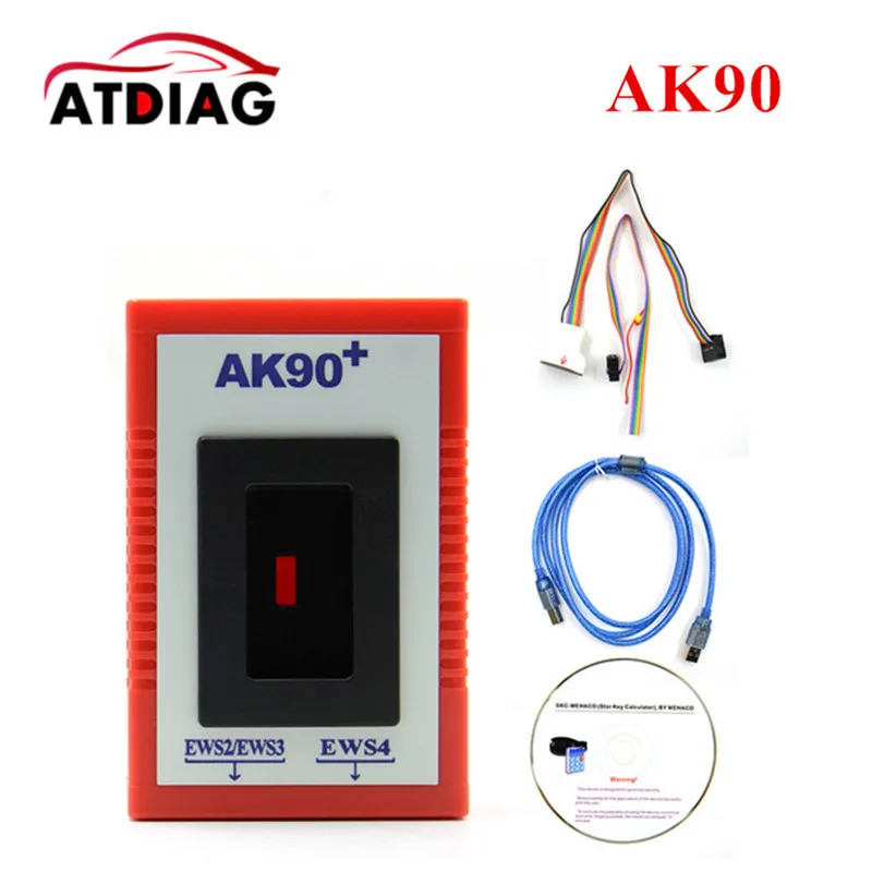 

2018 New AK90 For B-MW ak90+ AK90 Key Programmer for BM-W EWS Newest Version V3.19 For BM-W EWS with Free Shipping AK90