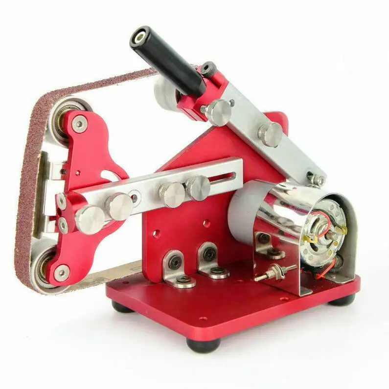 

Mini belt machine micro table polishing machine DIY Sander Grinder 7000rpm