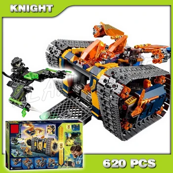 

620pcs Knights Knights Axl's Rolling Arsenal Destroyer 10819 Model Building Blocks Toys Bricks Nexus Compatible with Lago