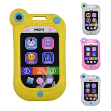 Electronic Phones Baby Kids Learning Study Musical Sound Cell Phone Children Educational Toys Children Gifts Free shipping