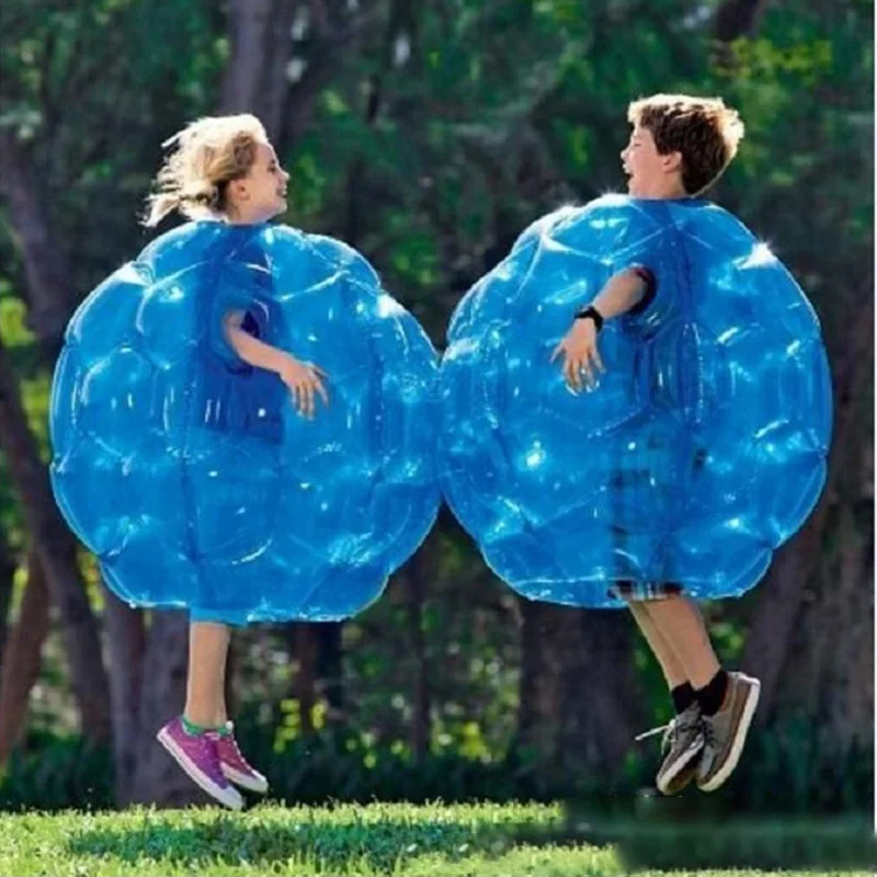 

1pc 60CM Inflatable Bubble Bumper Balls Body Collision Bumper Ball Tpu Friendly For Kids Outdoor Activity Body Punching Ball