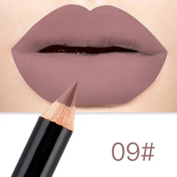 

Brand Waterproof Matte Lipstick Pencil Lip Liner Makeup Contour Lip Tint Sexy Batom Mate Long Lasting Moisturizer Lipliner Levre