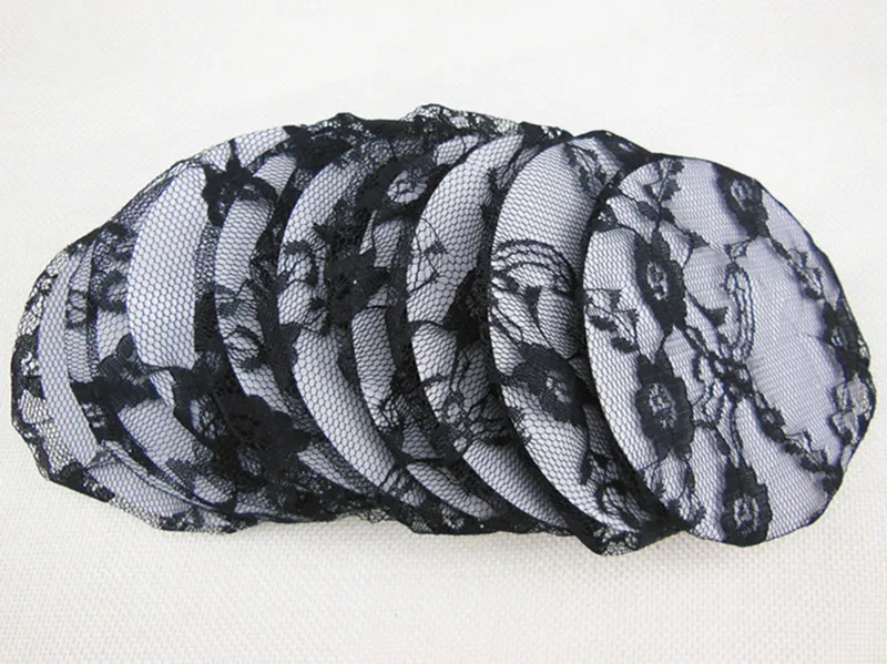

12 Pcs Women Ballet Dance Skating Bun Cover Elastic Band Hair Nets Black Hair Bun Hair Accessory