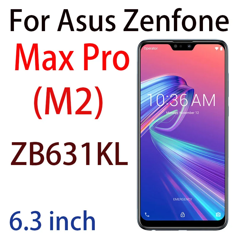 Полное закаленное стекло для Asus Zenfone max pro M2 ZB631KL ZB633KL M1 ZB601KL ZB555KL 5 ZC600KL ZE620KL Защитная пленка для экрана glas