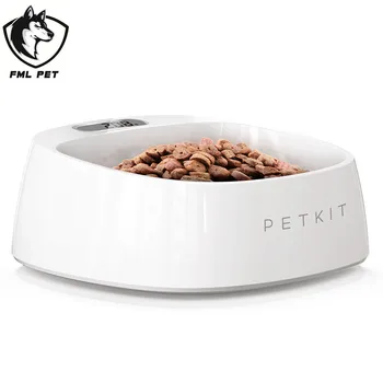 

FML Pet Feeder Smart Antibacterial Dog Bowl Waterproof Weight Cat Bowls Non Slip For Small Medium Dogs Food Bowl For Dogs Water