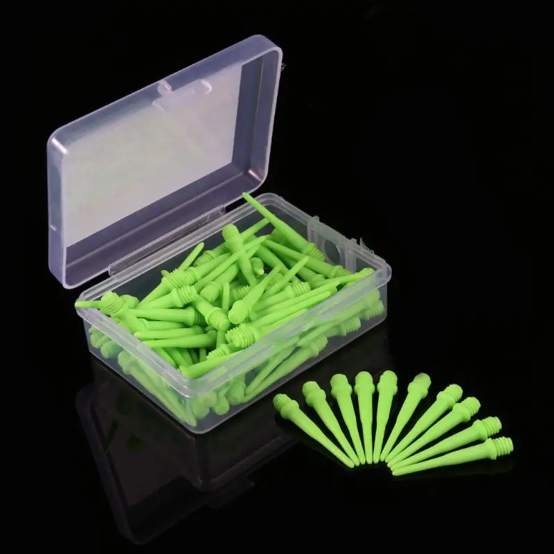 

80pcs 25mm Professional Dart Soft Tip 2BA Nylon Electronic Dart Tip Point Needle