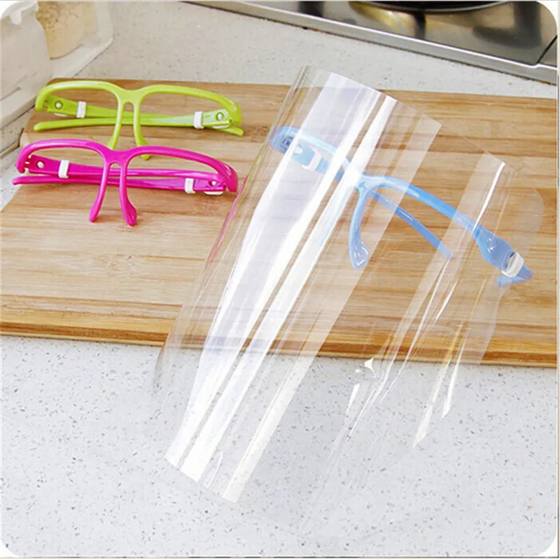 Kitchen cooking grease proofing mask cooking oil spilled fume can mask face protection transparent